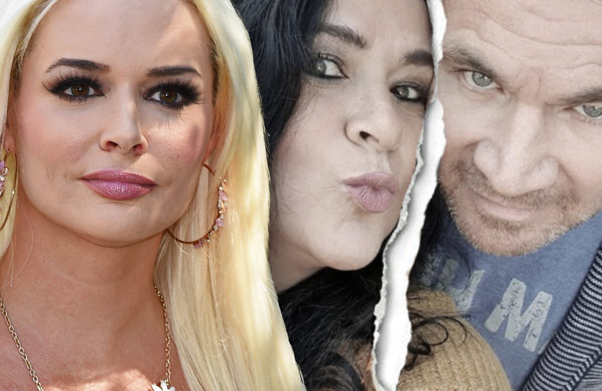 Daniela Katzenberger neben Iris Klein und Peter Klein