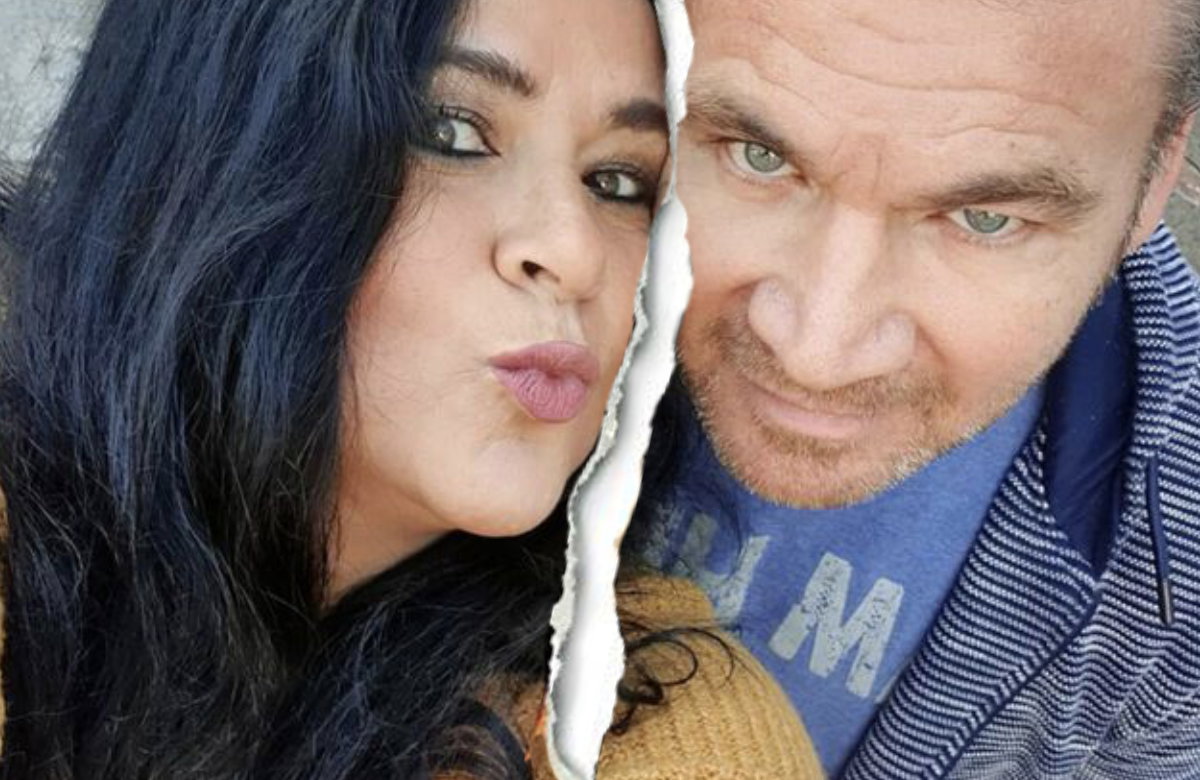 Iris Klein und Peter Klein Selfie mit Riss