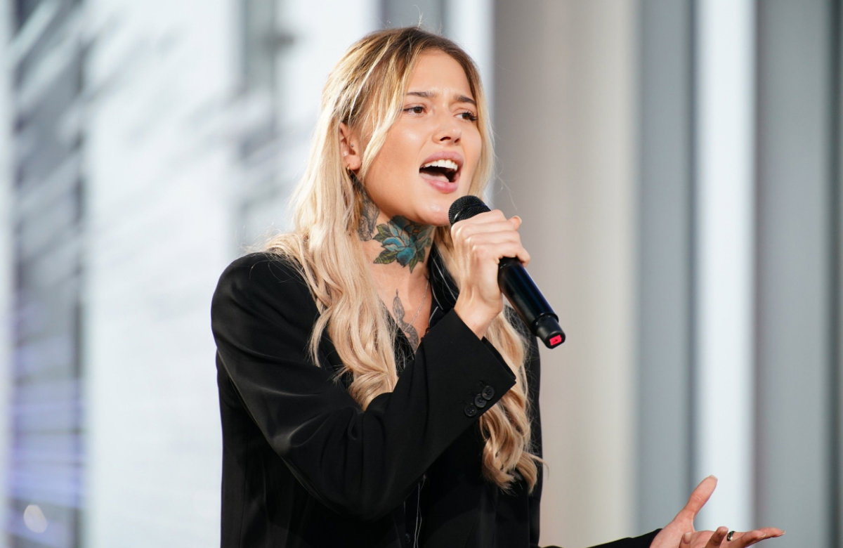 Jill Lange beim DSDS-Casting