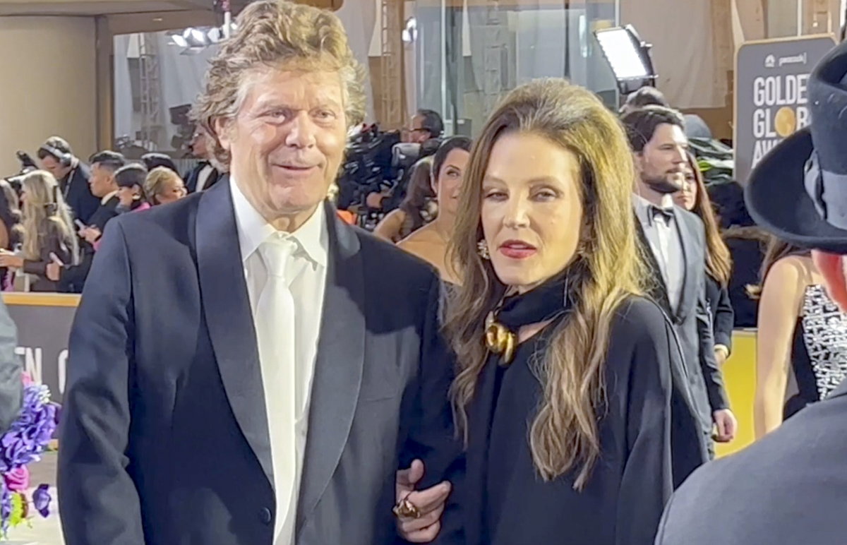 Lisa-Marie Presley bei den Golden Globes 2023 kurz vor ihrem Tod