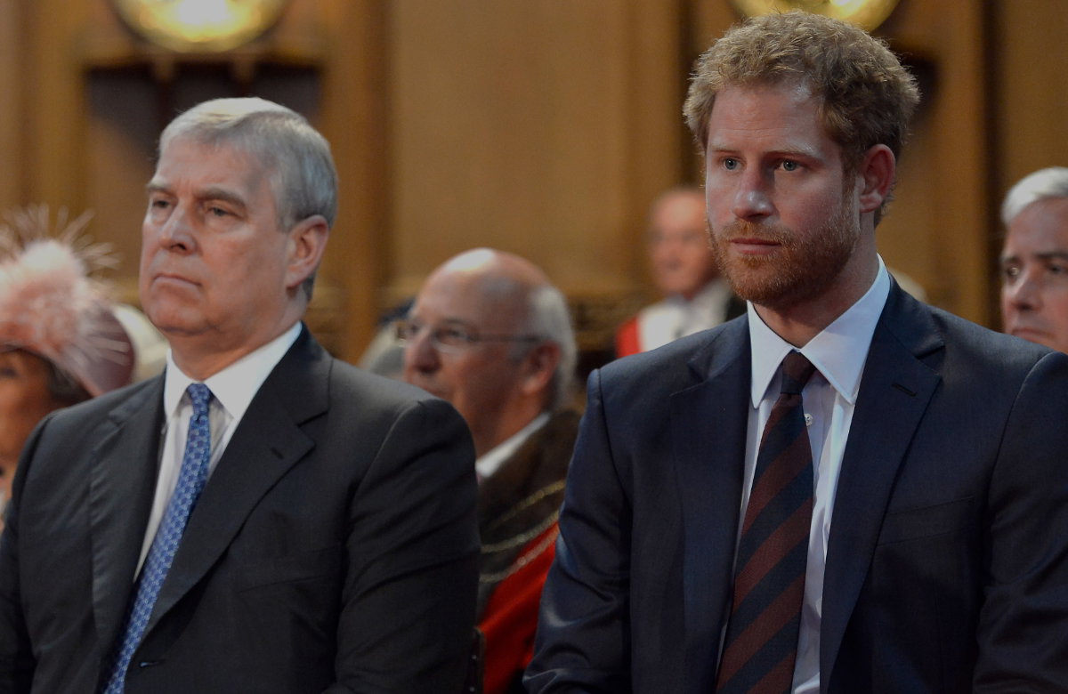 Prinz Andrew und Prinz Harry, 2016.