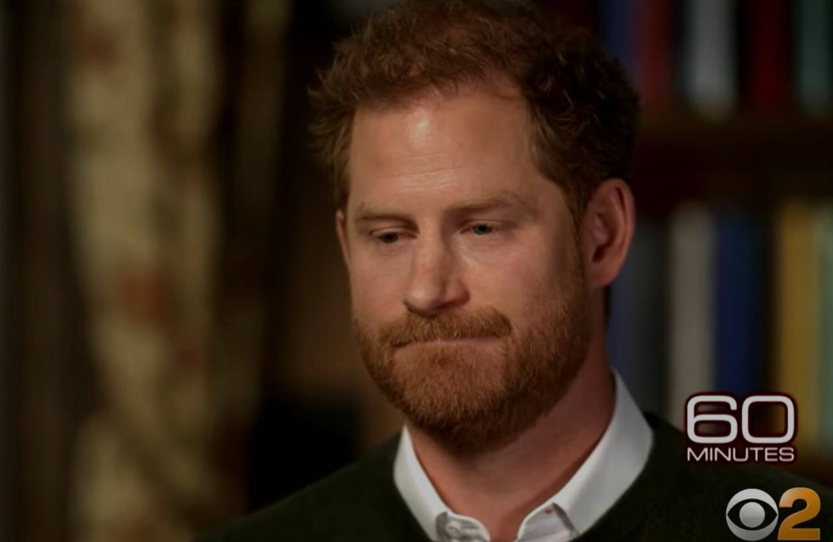 Prinz Harry im Interview mit "60 Minutes" für den Sender CBS.