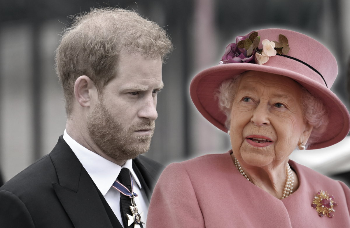 Prinz Harry und Queen Elizabeth II.