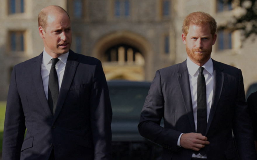 Prinz William und Prinz Harry, 2022.