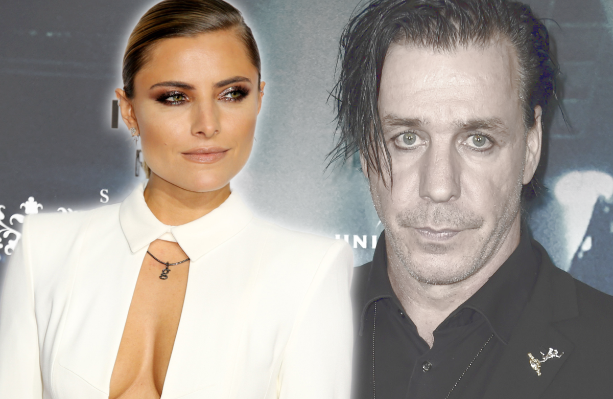Sophia Thomalla und Till Lindemann gucken ernst