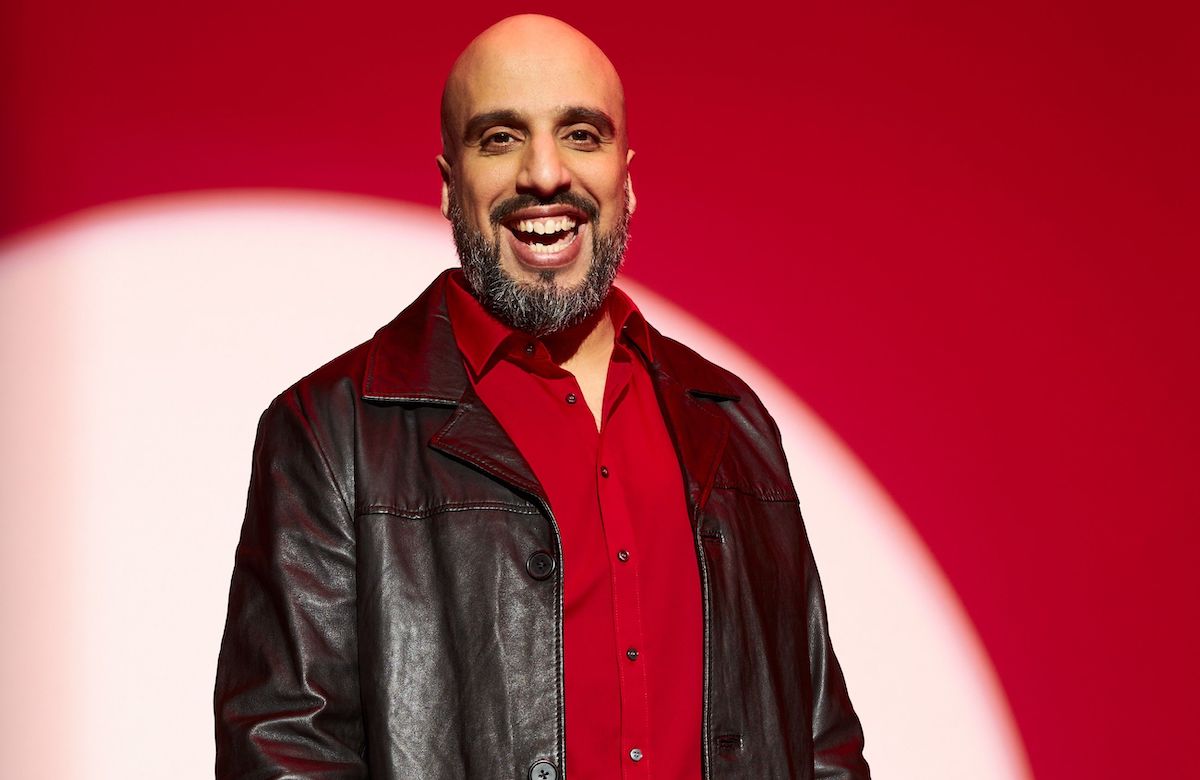 Abdelkarim Let's Dance Promi-Cast 2023 RTL rotes Hemd und Lederjacke