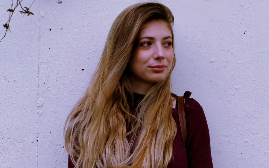 Frau glanzvolles Haar