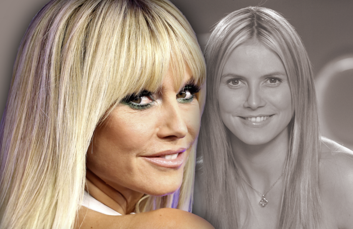 Heidi Klum früher und heute