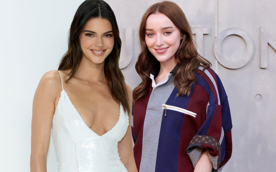 Kendall Jenner und Phoebe Dynevor mit Make-up