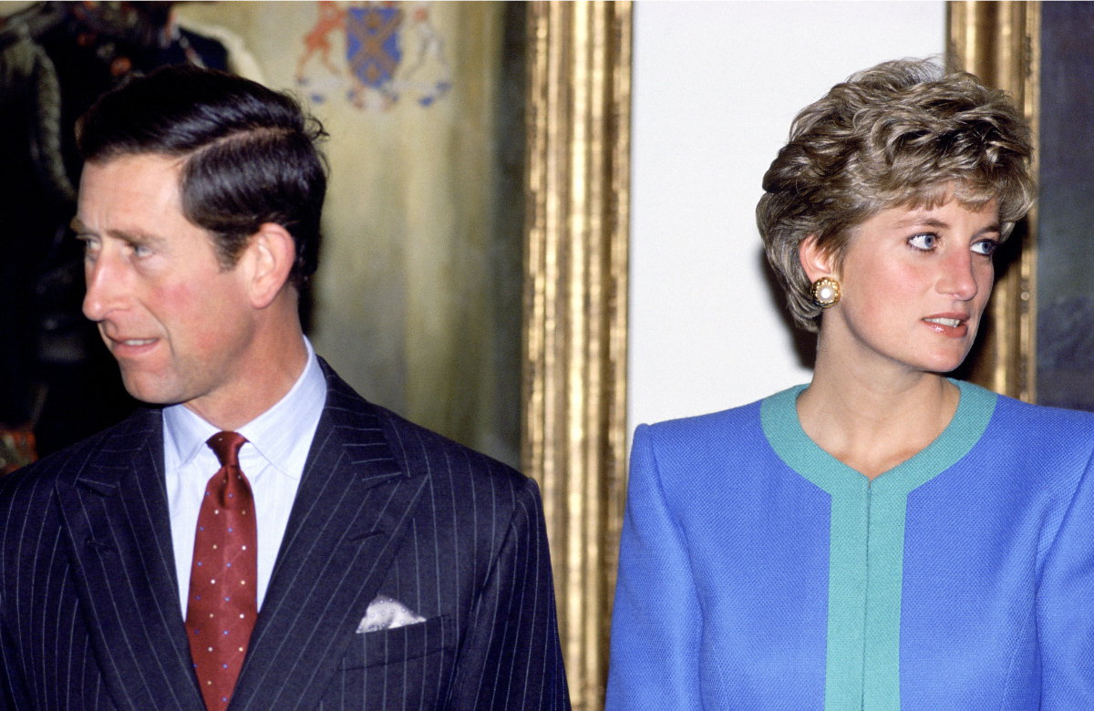 König Charles III. mit Prinzessin Diana.