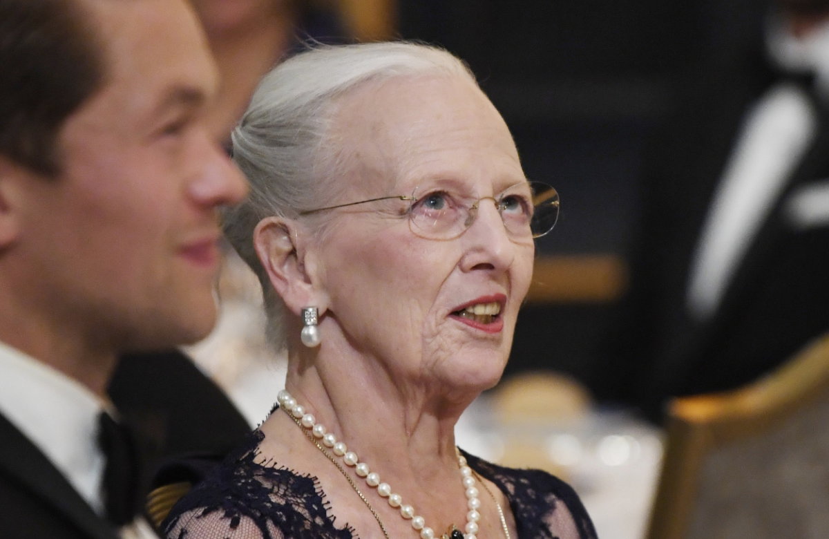 König Margrethe bei einer Veranstantung.