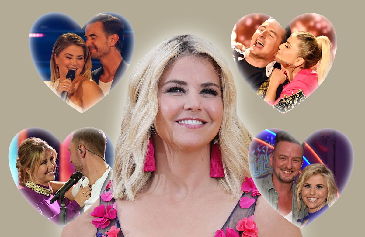 Liebesleben Beatrice Egli Collage Florian Silbereisen Andreas Gabalier Ben Zucker Marco Kunz