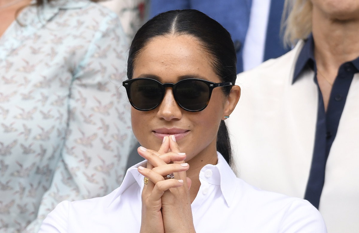 Herzogin Meghan beim Tennis.