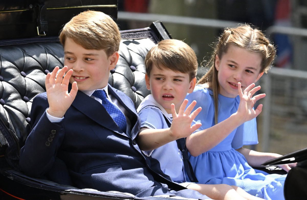 Prinz George, Prinz Louis und Prinzessin Charlotte.