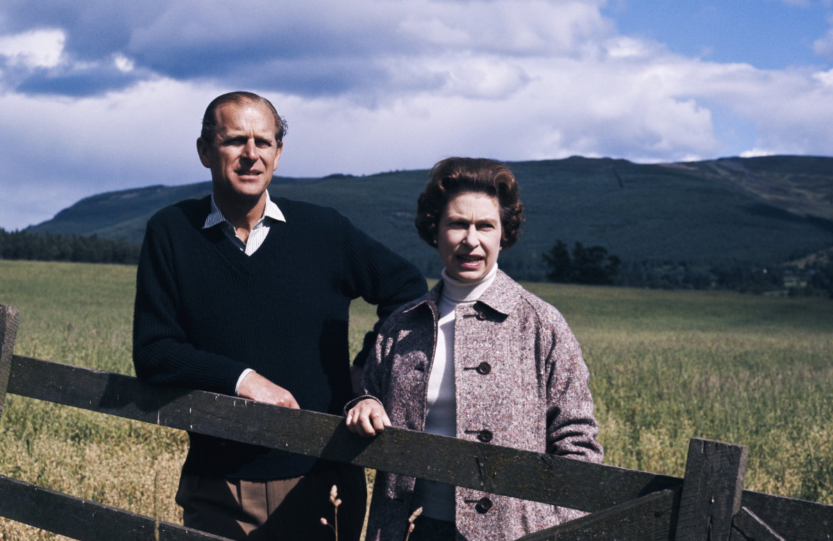Prinz Philip und Queen Elizabeth II. auf Schloss Balmoral.