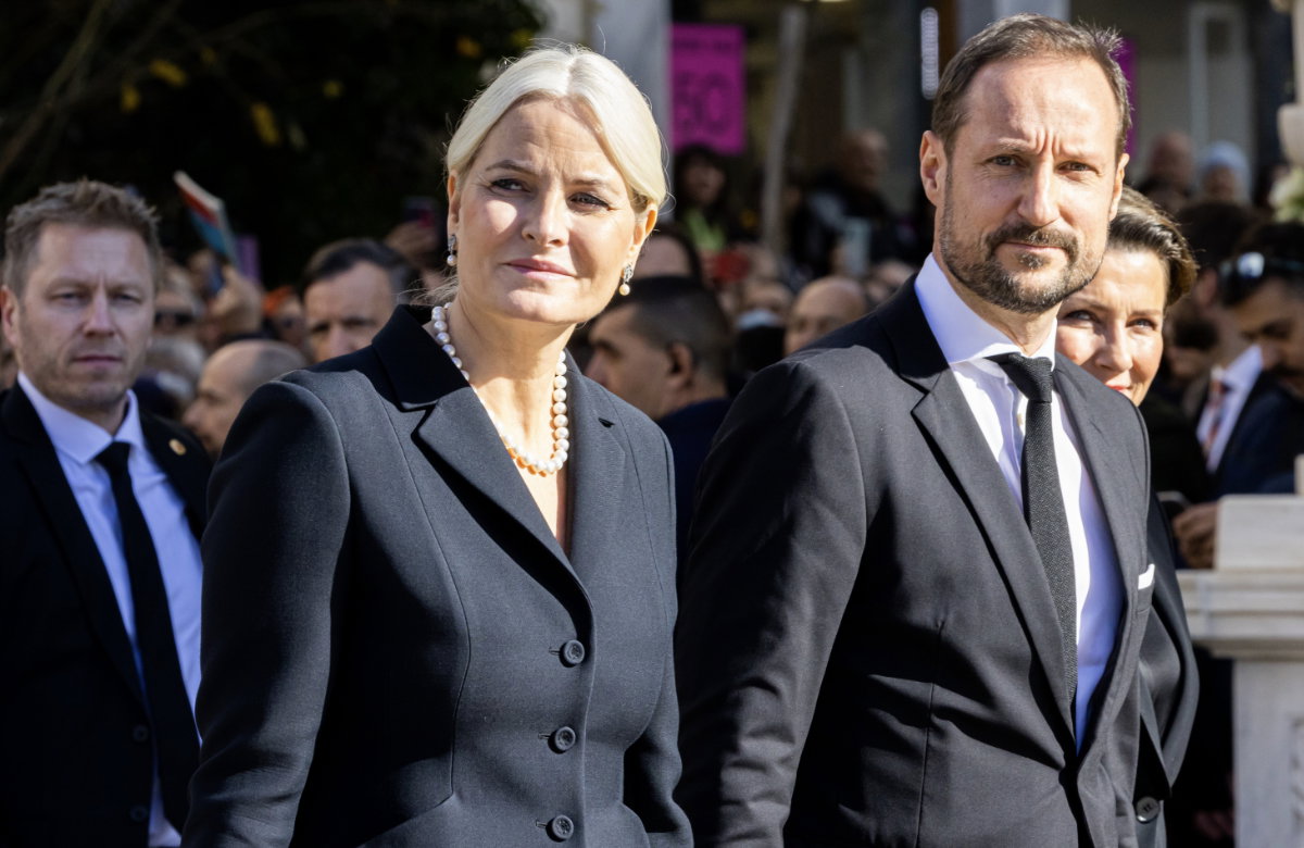 Prinzessin Mette-Marit und Prinz Haakon in Athen, 2023.