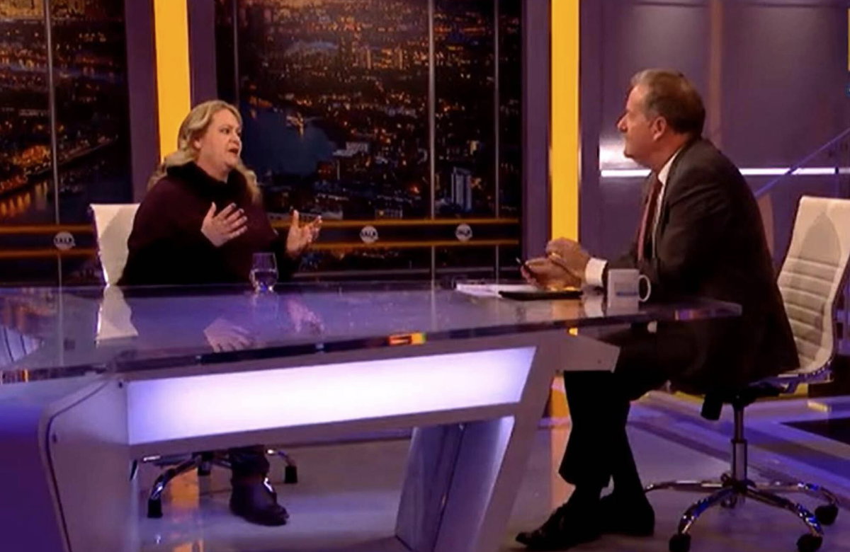 Sasha Walpole und Piers Morgan.