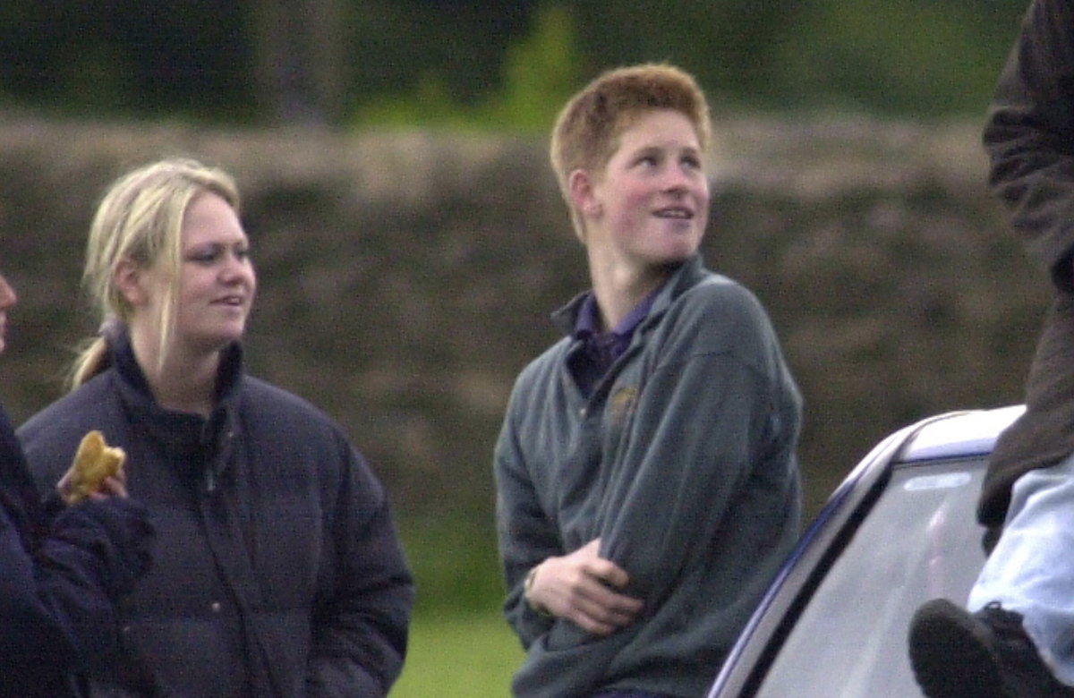 Sasha Walpole und Prinz Harry, 2001.