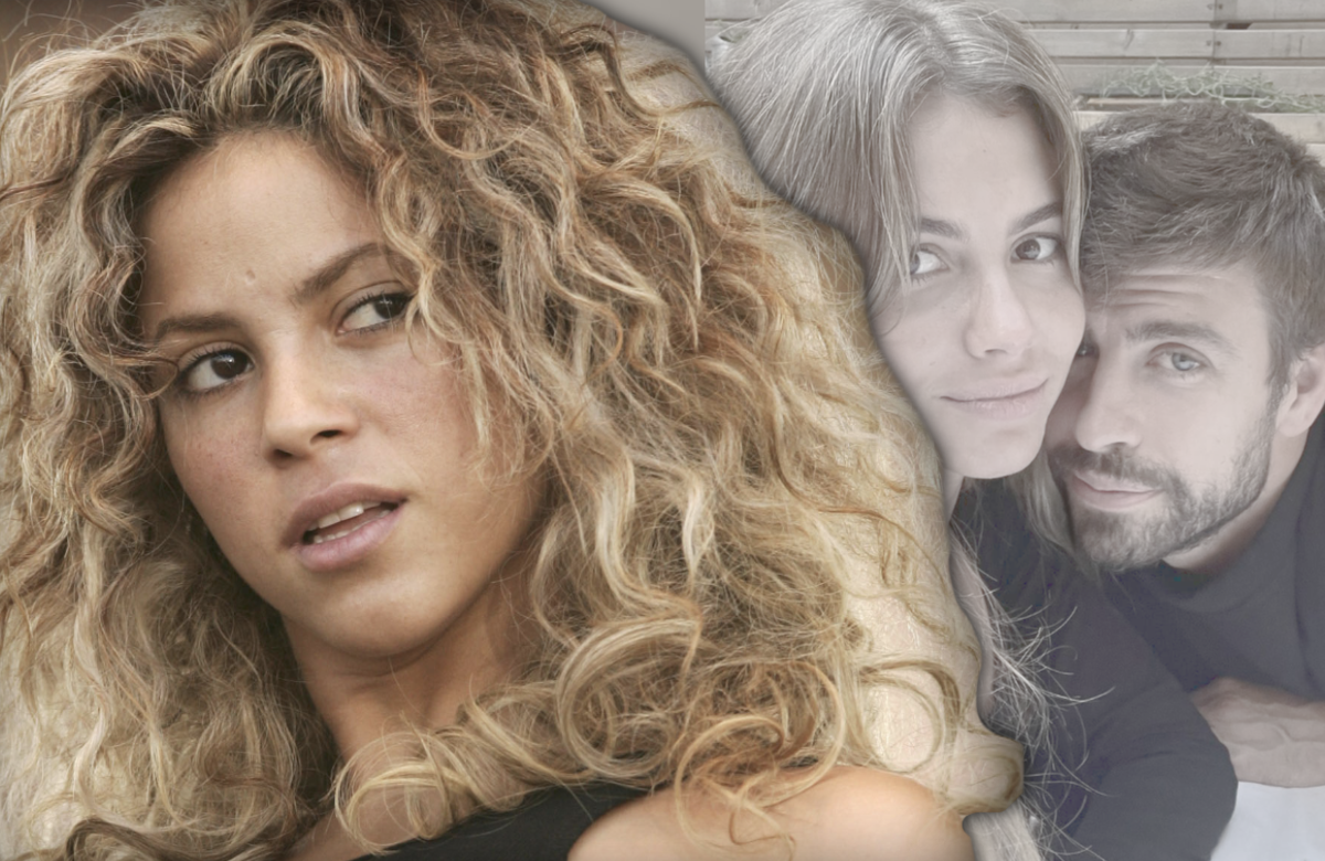 Shakira nachdenklich - im Hintergrund Gerard Piqué und neue Freundin Clara Chia Marti