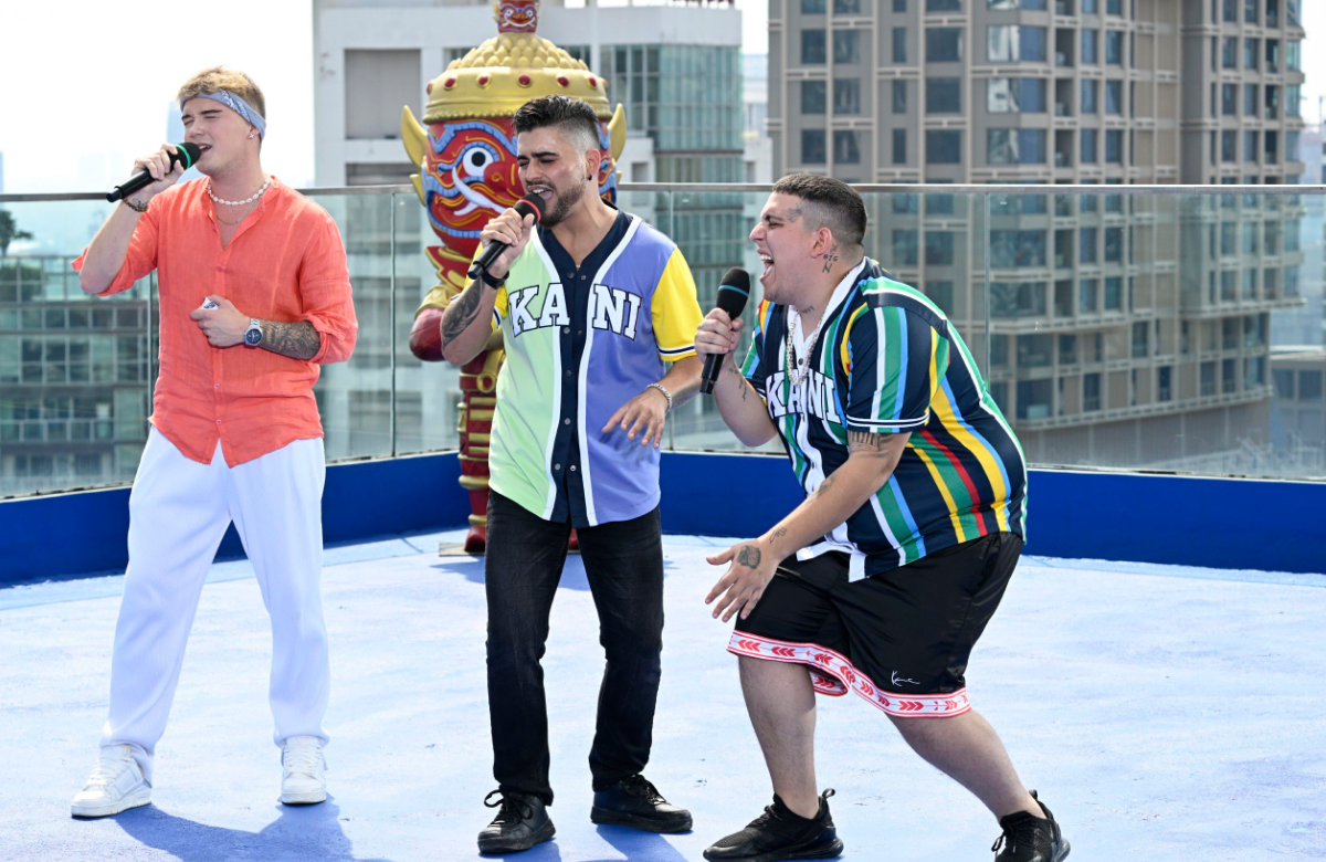 Adriano Pecoraro, Andrea Renzullo und Nikolaos Simediriadis im DSDS-Recall