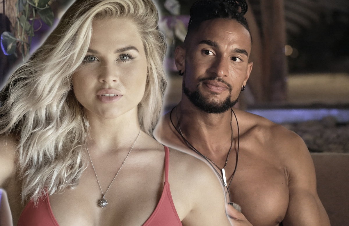 Fotomontage Colleen Schneider und Bachelor David Jackson