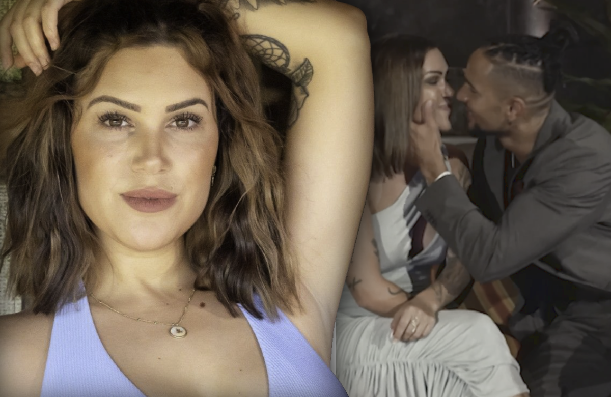 "Der Bachelor" 2023 - Folge 5 - Rebecca und David Jackson küssen sich