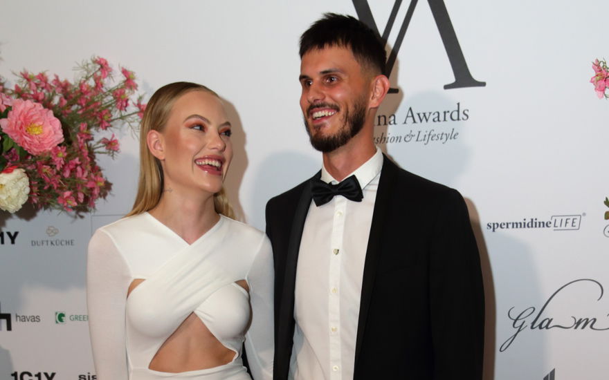 Cheyenne Ochsenknecht und Nino Sifkovits glücklich