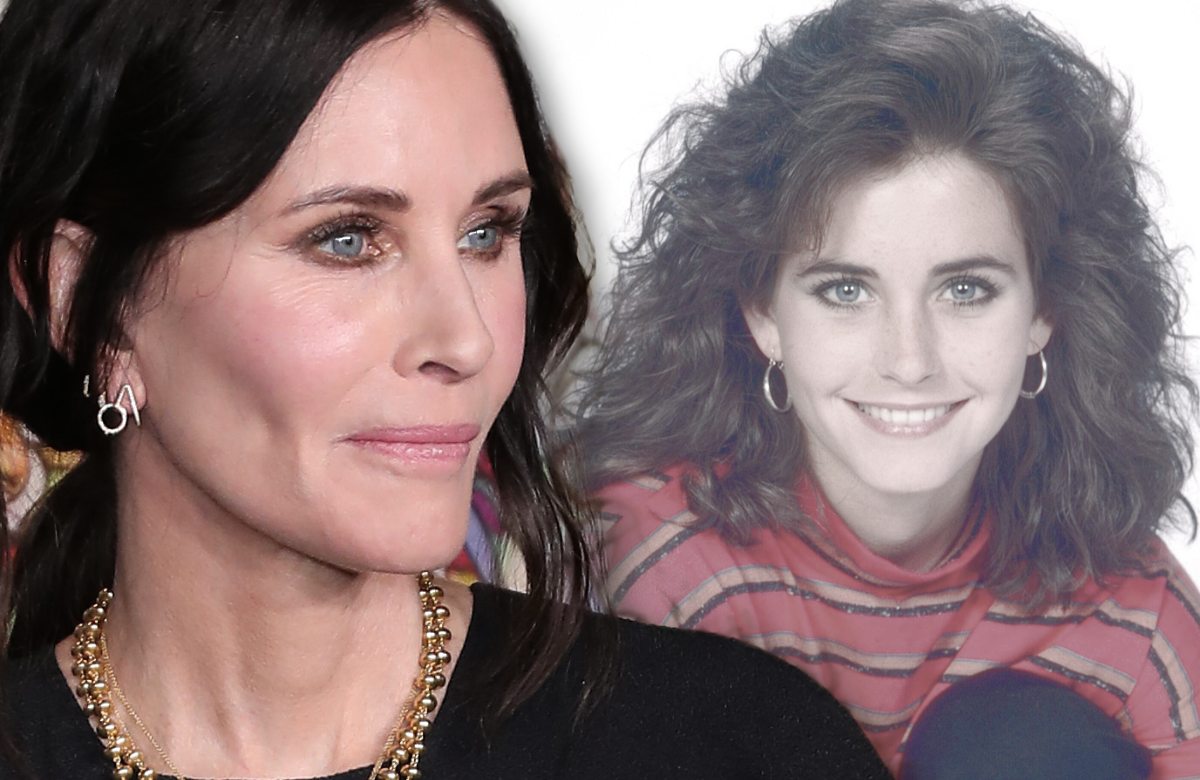 Courteney Cox heute und früher