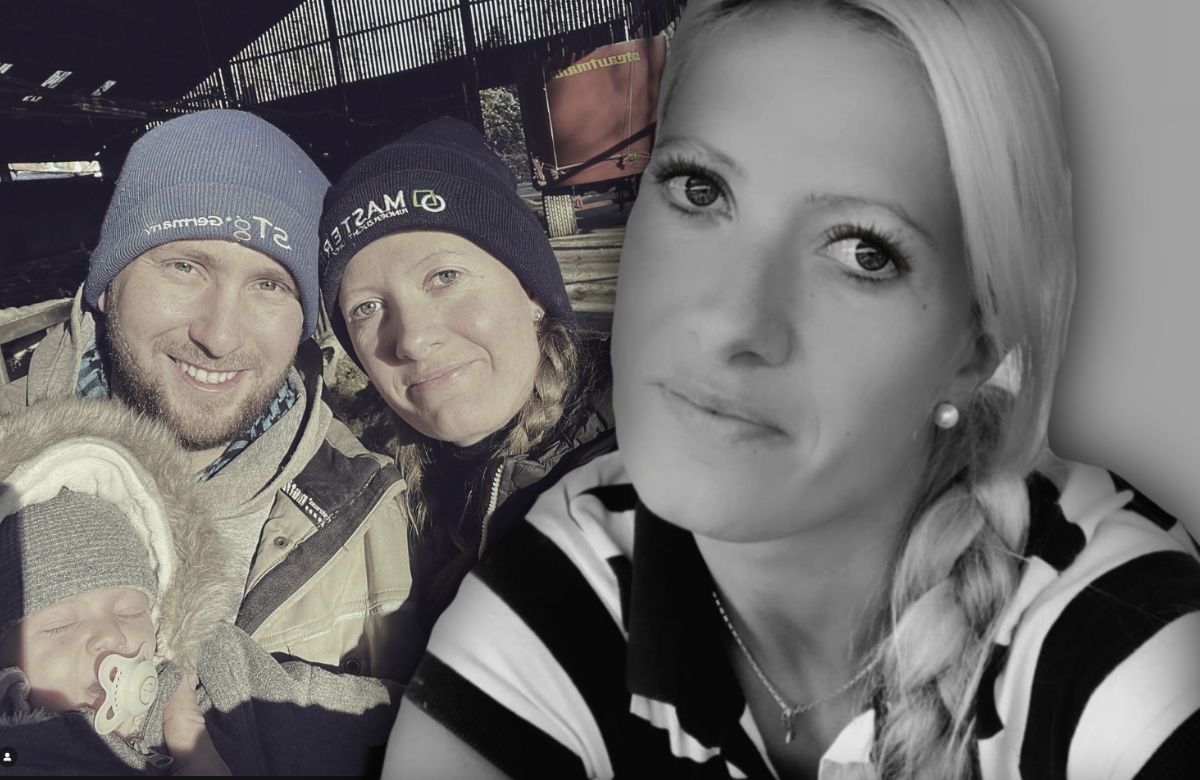 Denise Munding mit Baby und Mann