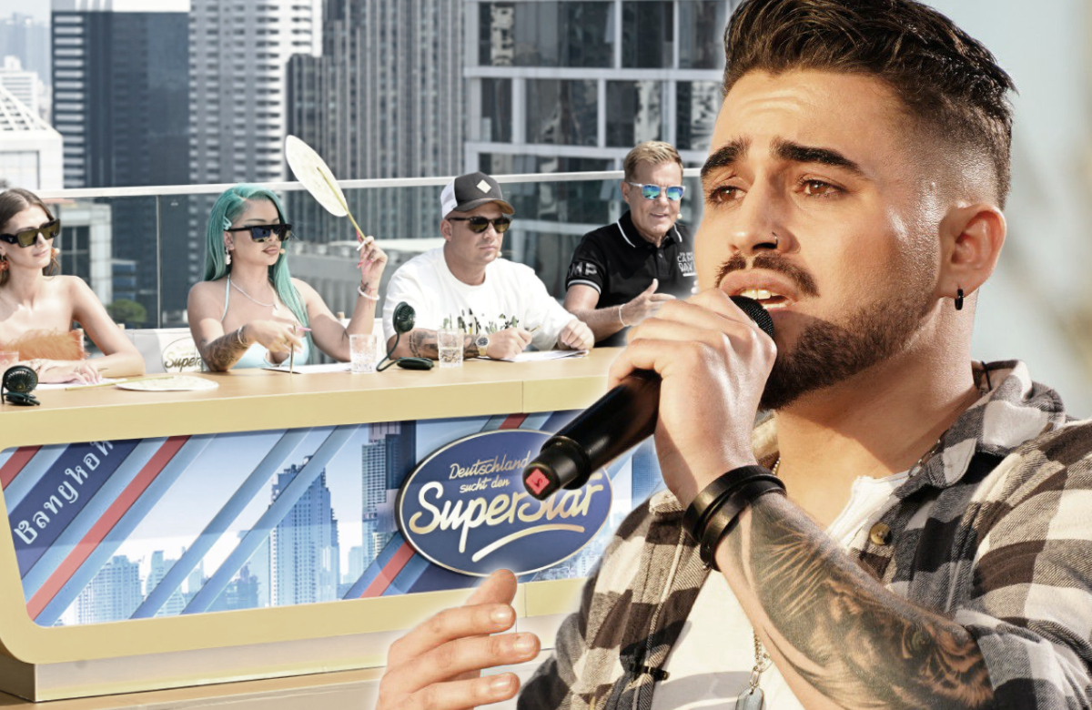 DSDS-Jury und Kandidat Andre Renzullo