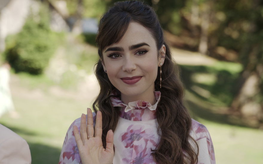 Lily Collins in Emily in Paris