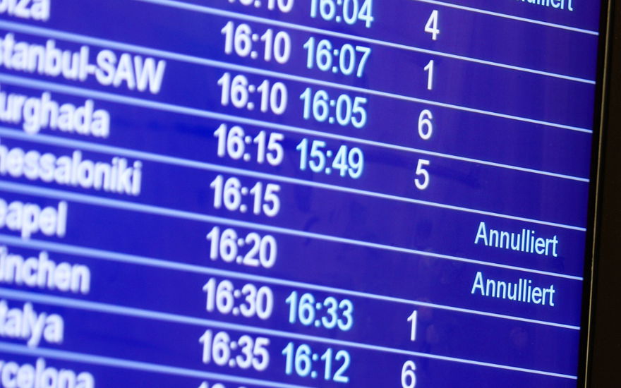 Flug annulliert: Was sind meine Rechte?