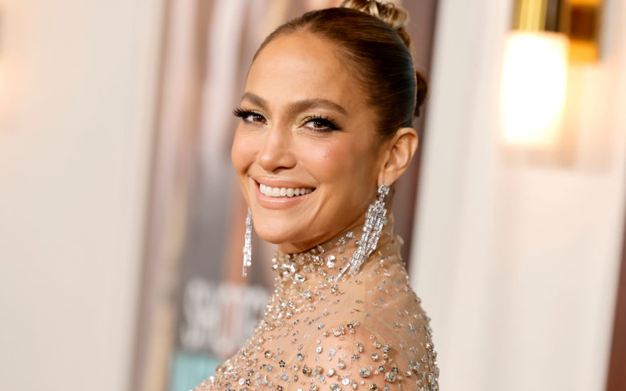 Jennifer Lopez lange Wimpern