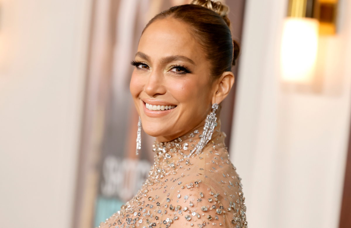 Jennifer Lopez lange Wimpern