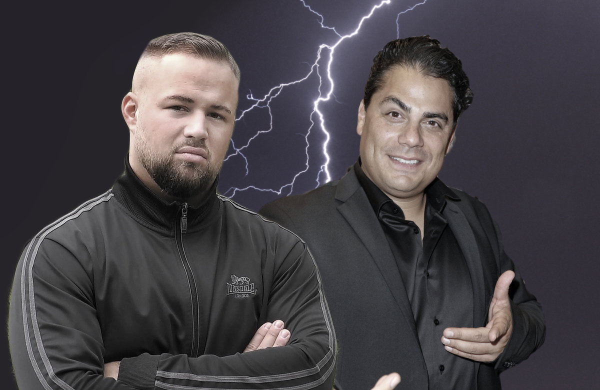 Silva Gonzalez und Juliano Fernandez mit Blitz.