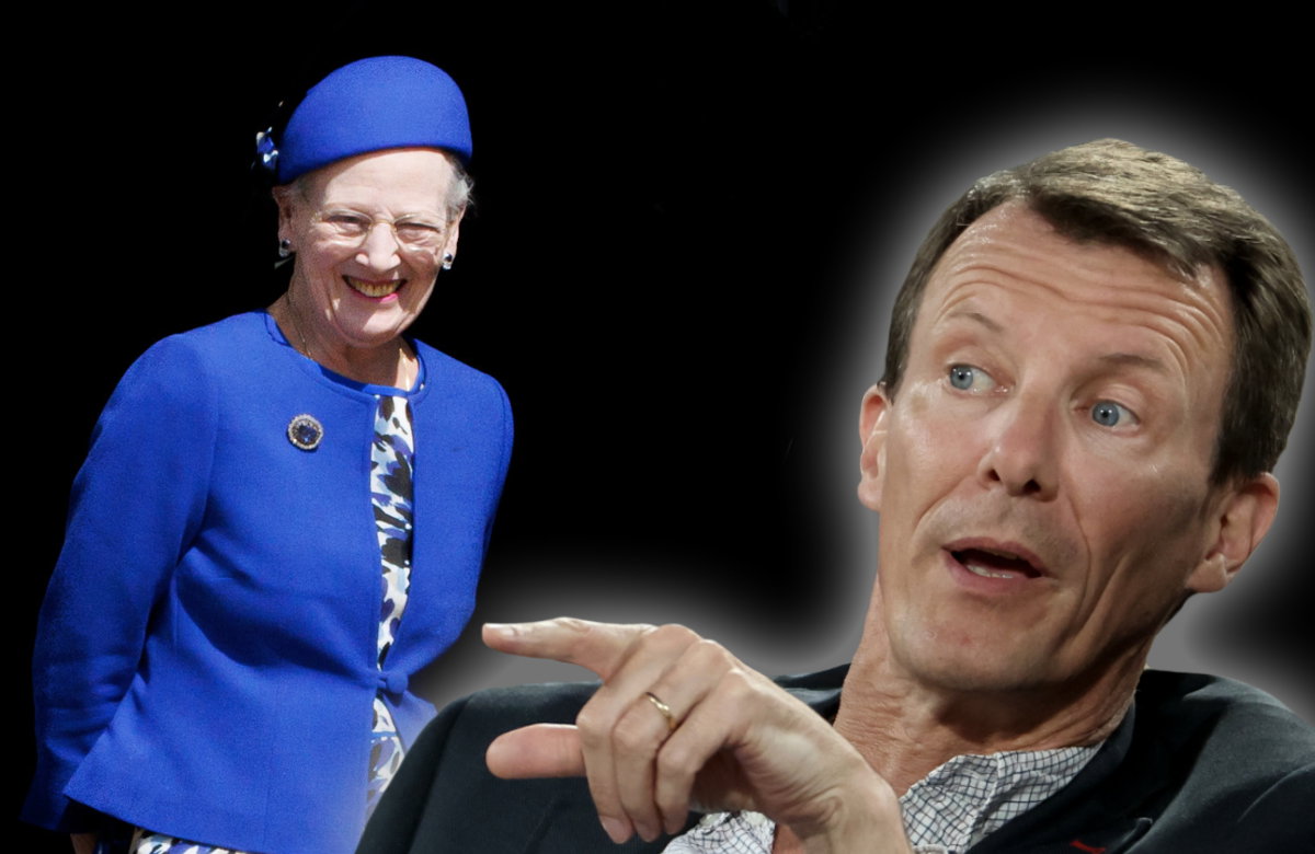 Königin Margrethe und ihr jüngster Sohn Prinz Joachim.