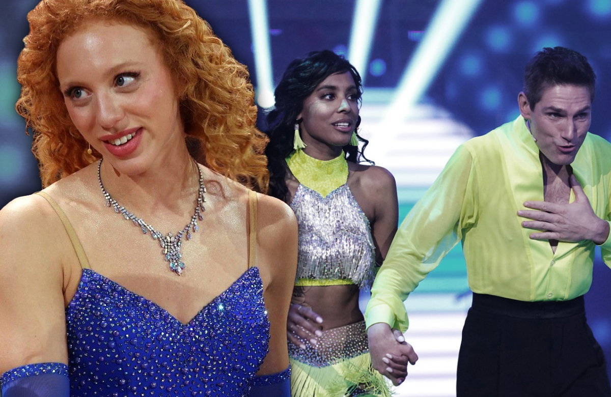 "Let's Dance": Anna Ermakova im Vordergrund, Sharon Battiste & Christian Polanc im Hintergrund