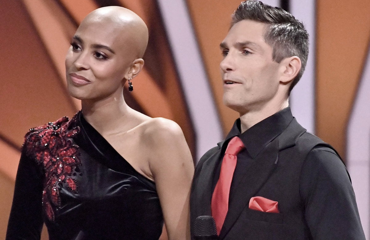 Sharon Battiste und Christian Polanc gucken bei "Let's Dance" enttäuscht