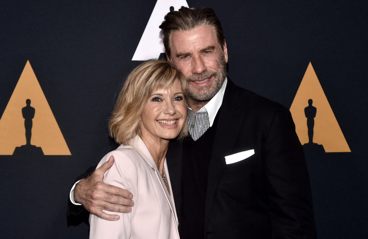 Olivia Newton-John und John Travolta.