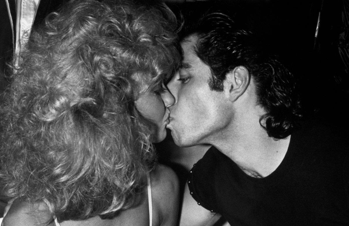 Olivia Newton-John und John Travolta in "Grease", 1978.