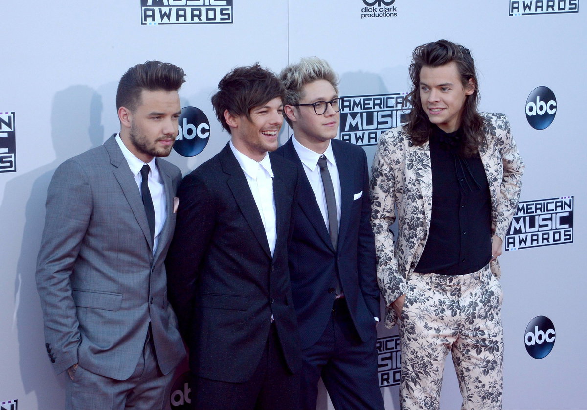 One Direction auf dem Red Carpet bei den AMAS 2015