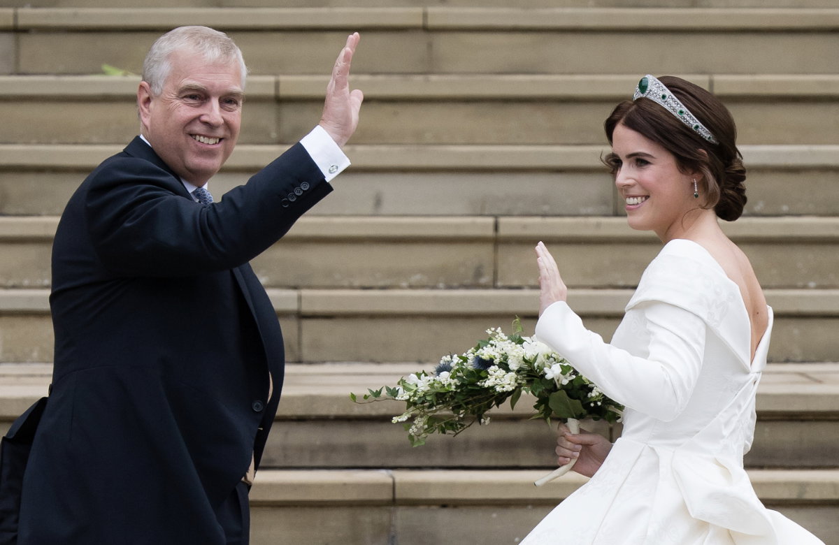 Prinz Andrew und seine Tochter Prinzessin Eugenie.