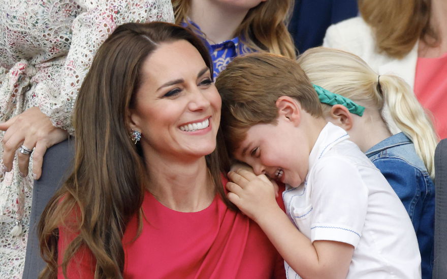 Prinzessin Kate und ihr jüngster Sohn Prinz Louis.