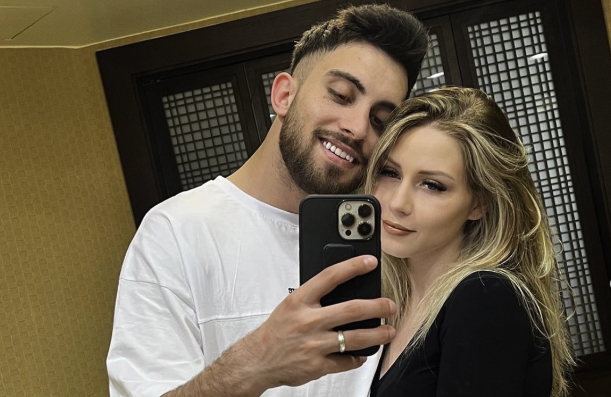Servet und Loredana Wollny machen ein Selfie