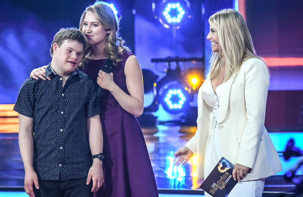Luna Klee und ihr Bruder bei der "Beatrice Egli Show"