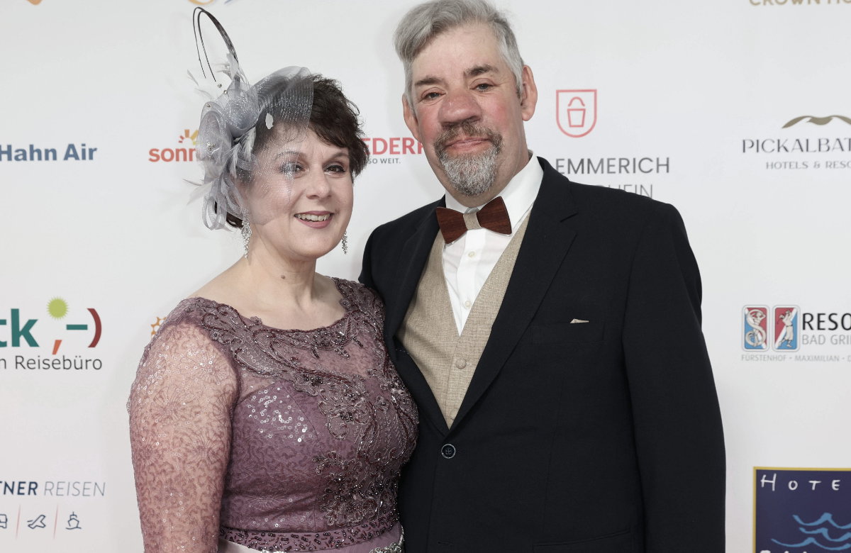 Iris Abel und Uwe Abel auf dem Red Carpet