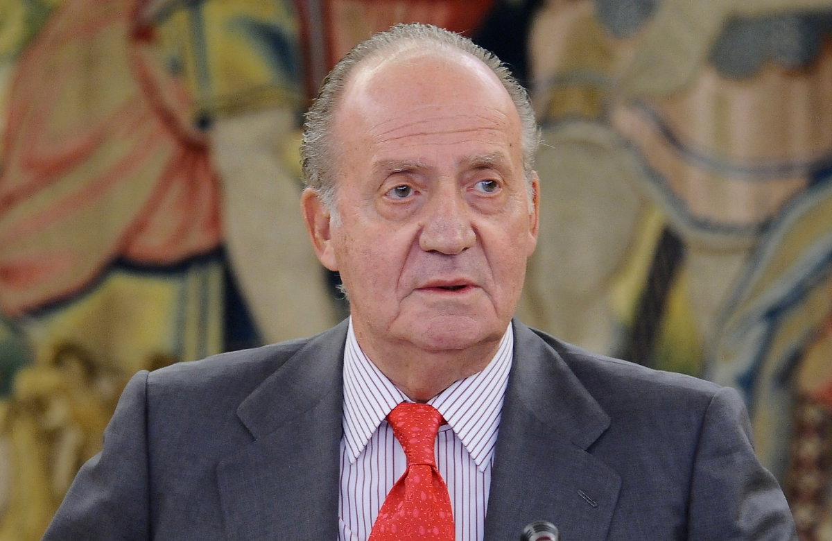 Spaniens Ex-König Juan Carlos guckt streng