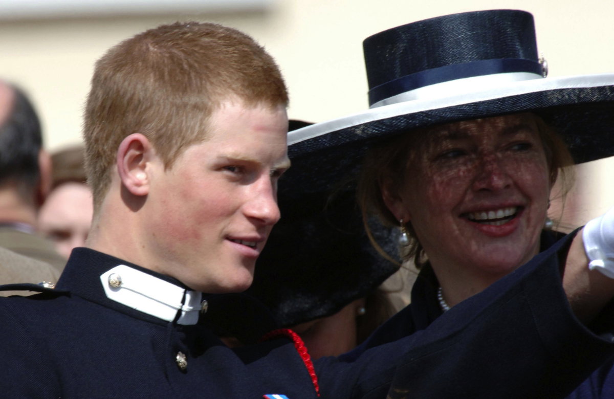 Prinz Harry und sein früheres Kindermädchen Tiggy Legge-Bourke.