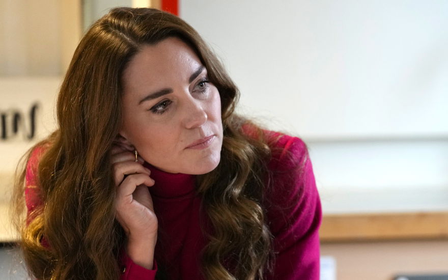 Prinzessin Kate besucht eine Schule, 2021.