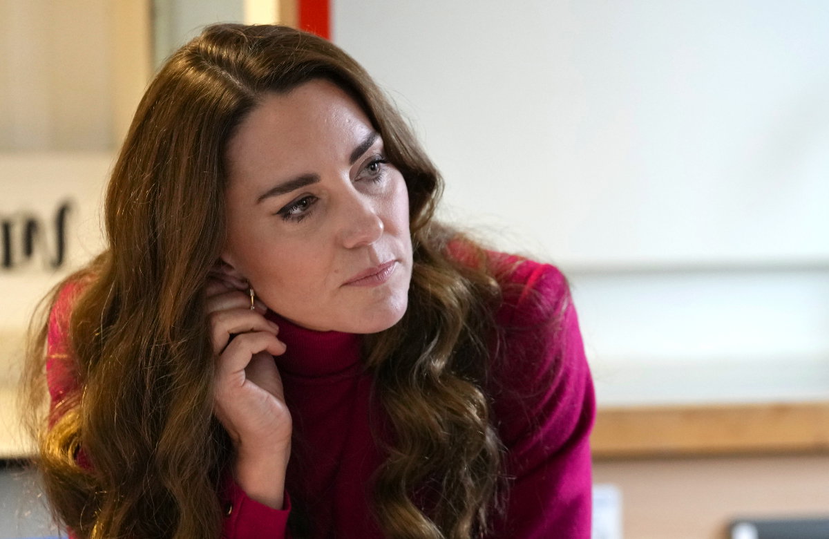 Prinzessin Kate besucht eine Schule, 2021.